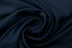 Voeren van een kledingstuk stoffen - Voering stof - Rekbare voering - donkerblauw - 0174-605