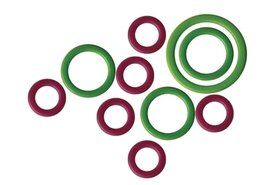 Diversen - K10801 Knitpro Stekenmarkeerders Ring Groen, paars
