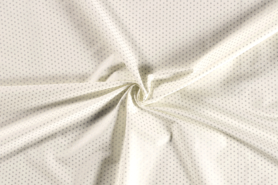 Decoratie en aankleding stoffen - Katoen stof - Kerst katoen ster klein - off-white - 12702-050