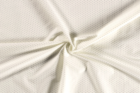 Ster motief stoffen - Katoen stof - Kerst katoen ster klein - off-white - 12702-050