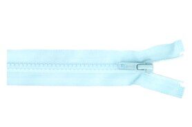 50 cm Reißverschlüsse - Teilbarer Reißverschluss hellblau 50 cm