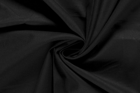 Fleece katoen Sherpa stoffen - Katoen stof - zacht - zwart - 1805-069