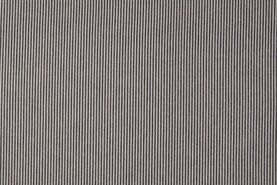 Spijkerstoffen - Spijkerstof - Jeans gestreept - antraciet - 997487-995