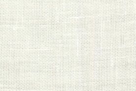 Interieurstoffen - Linnen stof - Gordijnlinnen licht doorschijnend dubbelbreed - white - 200077-L-X