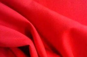Fleece katoen Sherpa stoffen - Katoen stof - Lakenkatoen - rood - 3121-015