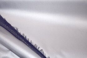 100% polyester stoffen - Verduisteringsstof - zilver/zilver (ook - zonwerend) - 7953-001