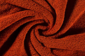 Oranje stoffen - Badstof - dubbel gelust - brique - 2900-056