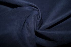 Polyester stoffen - Polyester stof - geweven effen - donkerblauw - 799001-008