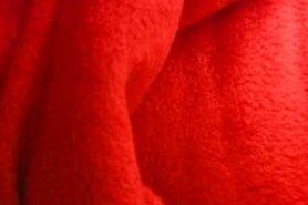 Fleece stoffen - Fleece stof - rood - 9111-015