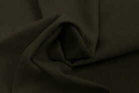 Viscose, polyester, linnen, katoen - Linnen stof - recycled woven mixed linen - camouflage groen - 0823-213