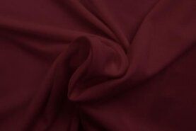 Bordeaux rode stoffen - Tricot stof - Pure Bamboo - bordeaux - 0781-400