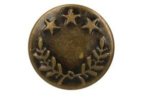 Jeansknopen* - Jeansknoop geel/brons 17mm (711041-14)