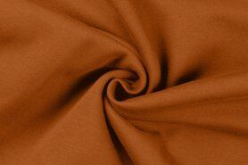 RS - Quality stoffen - Tricot stof - French Terry - caramel - 0196-550