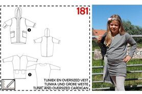 Abacadabra - Abacadabra patroon 181 tuniek/oversized vest 