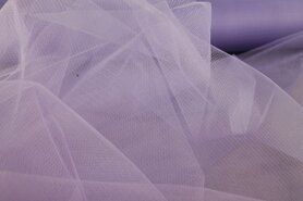 Feeststoffen - Tule stof - lila - 4587-007