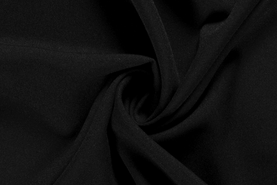 Kledingstoffen - Texture stof - zwart - 2795-069