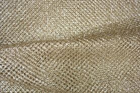 Decoratie en aankleding stoffen - Tule stof - goud - 3061
