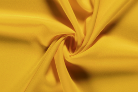 Katoen, polyester, elastan stoffen - Tricot stof - French Terry uni - oker - 14451-034