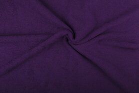 Handdoek stoffen - Badstof - dubbel gelust - paars - 2900-045