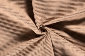 Decoratie en aankleding stoffen - Katoen stof - wafelkatoen - nude - 2903-011
