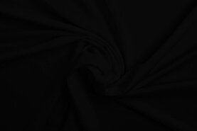Kledingstoffen - Polyester stof - Heavy Travel - zwart - 0857-999