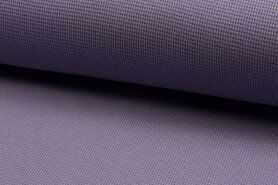 Aankleedkussen stoffen - Katoen stof - tricot fijne wafel - dusty lila - K80201-043