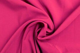Polyester en elastan stoffen - Stretch stof - bi-stretch - roze - 0854-875