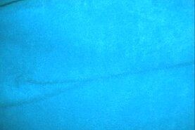 Blauwe stoffen - Fleece stof - turquoise - 9111-004