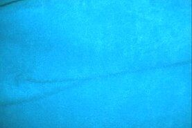 Turquoise stoffen - Fleece stof - turquoise - 9111-004