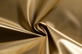 Kledingstoffen - Kunstleer stof - goud - 11350-080