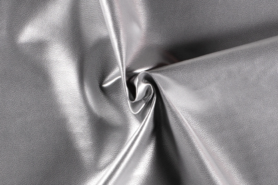 78% pvc, 21% polyester, 1% polyurethaan - Kunstleer stof - zilver - 11350-070