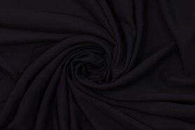 Zwarte stoffen - Viscose stof - tencel - zwart - 799300-999