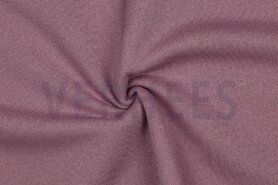 90% katoen, 10% lurex - Tricot stof - lurex sweat - lila - 3232-023