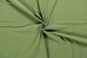 92% katoen, 8% elastan stoffen - Tricot stof - groen - 5438-023