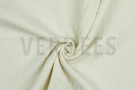Gebroken witte stoffen - Katoen stof - hydrofielstof - off-white - 9959-10