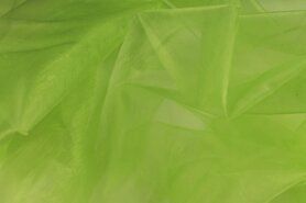 Feeststoffen - Organza stof - lime - 4455-006