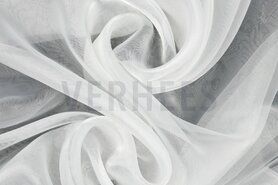 Kleidung - Organza stof - wit - 7057-030