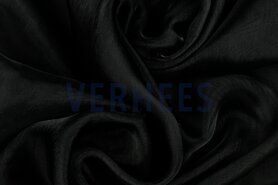 Feeststoffen - Organza stof - zwart - 7057-033/4455-011