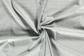 Geruite stoffen - Katoen stof - boerenbont ruit (0,4 cm) - oudgroen - 5582-021