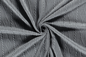 Gebreide stoffen - Gebreide stof - heavy knit - blauw - 18027-003