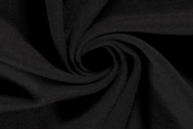 Broek stoffen - Gebreide stof - heavy knit - zwart - 18025-069
