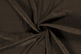Gestreepte stoffen - Gebreide stof - heavy knit strepen - groen - 18257-028