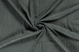 85% polyester, 15% polyamide - Ribcord stof - grof - donker mint - 18151-024