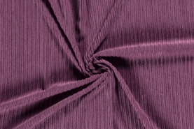 Ribcord stoffen - Ribcord stof - grof - paars - 18151-043