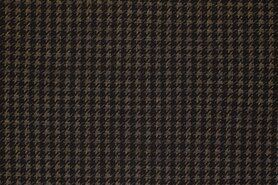 Jersey - Tricot stof - lurex pied de poule - grijs - 19121-980