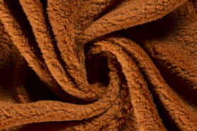 Bruine stoffen - Bont stof - teddy - camel - 18494-053