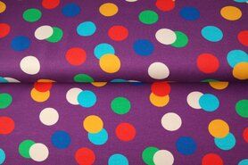 Jersey - Jerseystoff - Bälle - Lila Multi - 20615-14