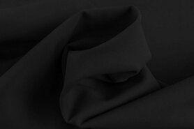 Polyester stoffen - Polyester stof - travel - zwart - 0699-999