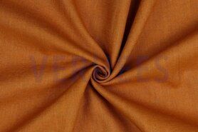 Leinen - Leinenstoff - gewaschen - cognac - 4414-037