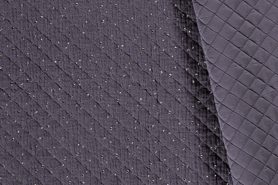 Katoen met polyester stoffen - Doorgestikte stof - Hydrofiel gewatteerd gouden stipjes - donkergrijs - 16540-068